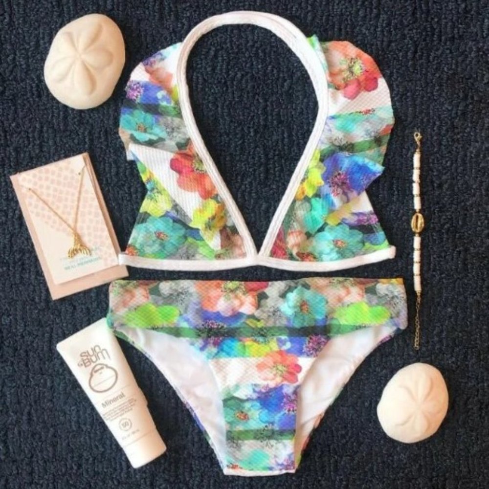 Sabz Flowers Bikini